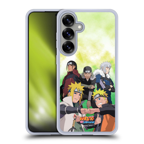Naruto Shippuden Key Art Hokage Group Soft Gel Case for Samsung Galaxy S25+ & MagSafe