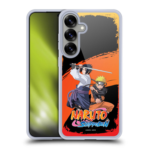 Naruto Shippuden Key Art Naruto And Sasuke Soft Gel Case for Samsung Galaxy S25+ & MagSafe
