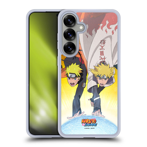 Naruto Shippuden Key Art Naruto And Minato Soft Gel Case for Samsung Galaxy S25+ & MagSafe