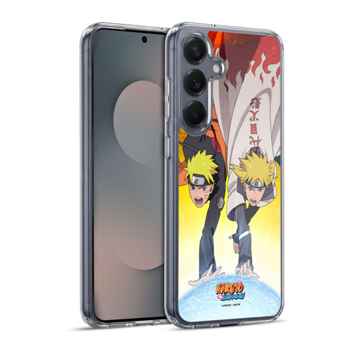 Naruto Shippuden Key Art Naruto And Minato Soft Gel Case for Samsung Galaxy S25+ & MagSafe