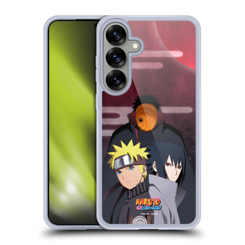 Naruto Shippuden Key Art Obito Naruto Sasuke Soft Gel Case for Samsung Galaxy S25+ & MagSafe