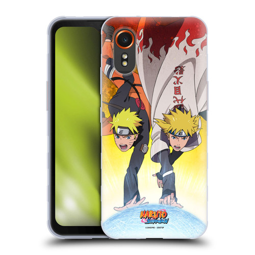 Naruto Shippuden Key Art Naruto And Minato Soft Gel Case for Samsung Galaxy Xcover7 5G