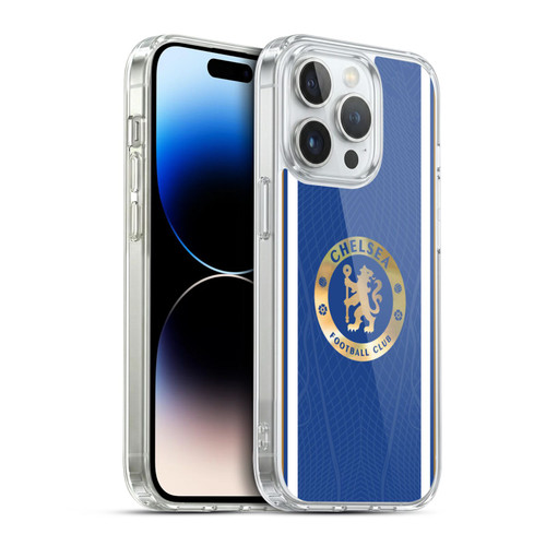 Chelsea Football Club 2023/24 Kit Home Soft Gel Case for Apple iPhone 14 Pro & MagSafe