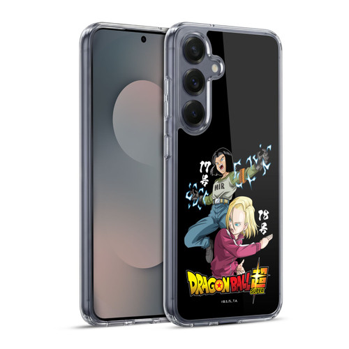 Dragon Ball Super Universe Survival Characters Android 17 & 18 Soft Gel Case for Samsung Galaxy S25+ & MagSafe