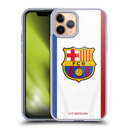 FC Barcelona 2023/24 Crest Kit Away Soft Gel Case for Apple iPhone 11 Pro & MagSafe