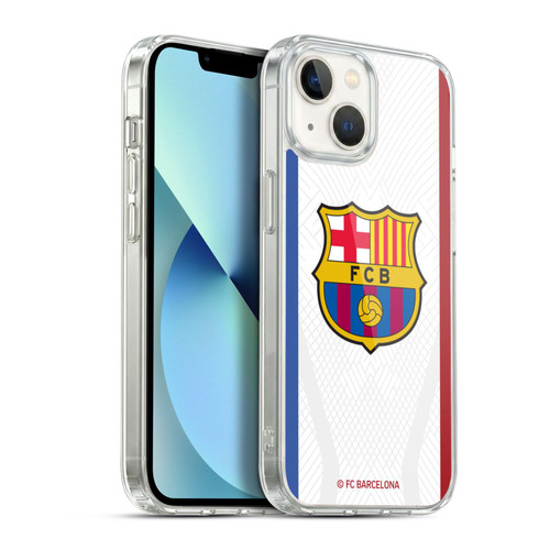 FC Barcelona 2023/24 Crest Kit Away Soft Gel Case for Apple iPhone 13