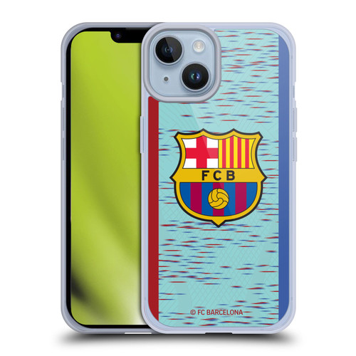 FC Barcelona 2023/24 Crest Kit Third Soft Gel Case for Apple iPhone 14 & MagSafe