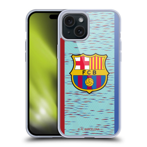 FC Barcelona 2023/24 Crest Kit Third Soft Gel Case for Apple iPhone 15 Plus & MagSafe