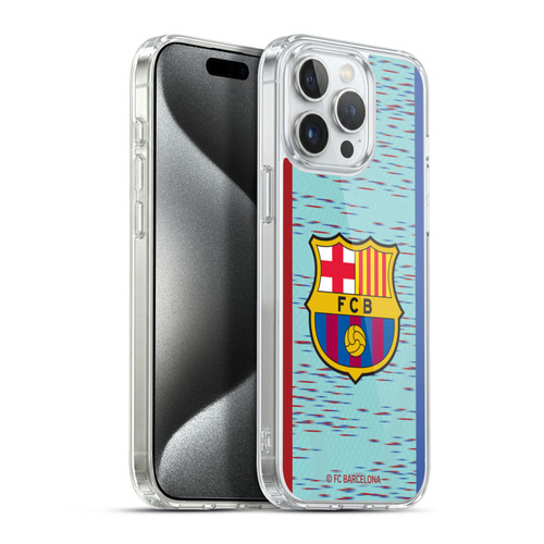 FC Barcelona 2023/24 Crest Kit Third Soft Gel Case for Apple iPhone 15 Pro Max & MagSafe