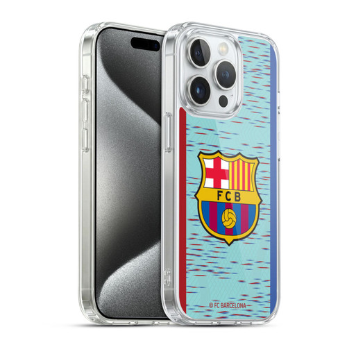 FC Barcelona 2023/24 Crest Kit Third Soft Gel Case for Apple iPhone 15 Pro & MagSafe