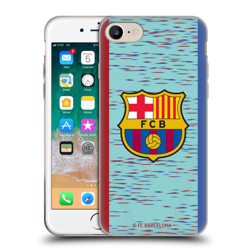 FC Barcelona 2023/24 Crest Kit Third Soft Gel Case for Apple iPhone 7 / 8 / SE 2020 & 2022 & MagSafe