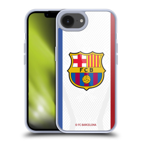 FC Barcelona 2023/24 Crest Kit Away Soft Gel Case for Apple iPhone 16e & MagSafe