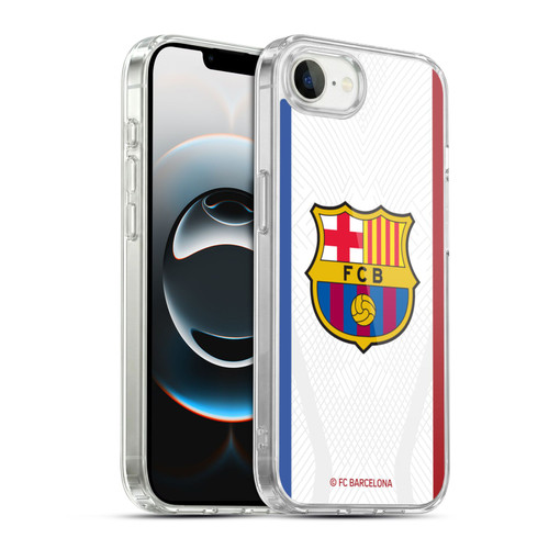 FC Barcelona 2023/24 Crest Kit Away Soft Gel Case for Apple iPhone 16e & MagSafe