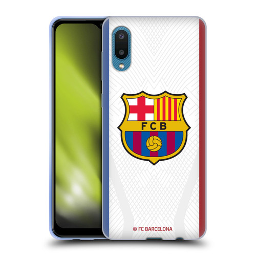 FC Barcelona 2023/24 Crest Kit Away Soft Gel Case for Samsung Galaxy A02/M02 (2021)
