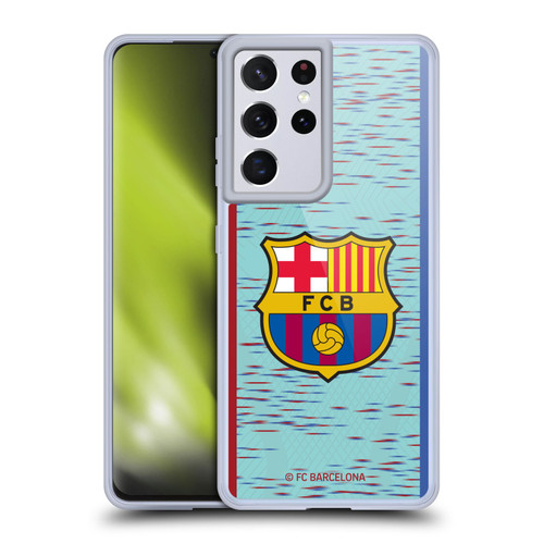 FC Barcelona 2023/24 Crest Kit Third Soft Gel Case for Samsung Galaxy S21 Ultra 5G & MagSafe