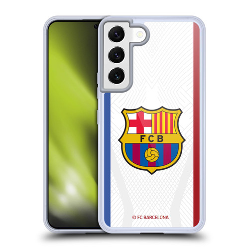 FC Barcelona 2023/24 Crest Kit Away Soft Gel Case for Samsung Galaxy S22 5G & MagSafe