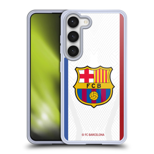 FC Barcelona 2023/24 Crest Kit Away Soft Gel Case for Samsung Galaxy S23 5G & MagSafe