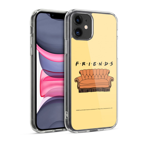 Friends TV Show Iconic Couch Soft Gel Case for Apple iPhone 11