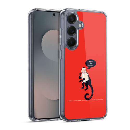 Friends TV Show Iconic Marcel The Monkey Soft Gel Case for Samsung Galaxy S25 & MagSafe