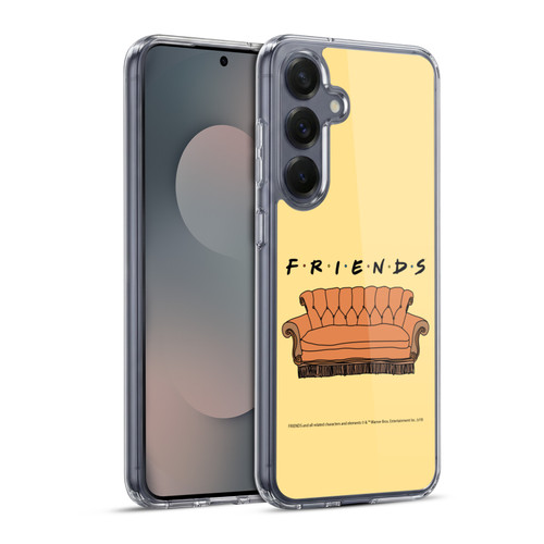 Friends TV Show Iconic Couch Soft Gel Case for Samsung Galaxy S25+ & MagSafe