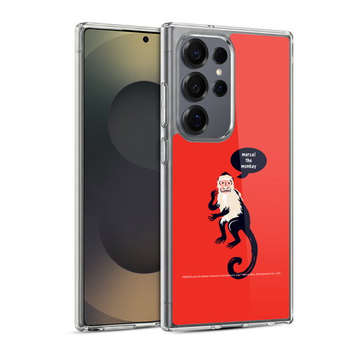Friends TV Show Iconic Marcel The Monkey Soft Gel Case for Samsung Galaxy S25 Ultra & MagSafe