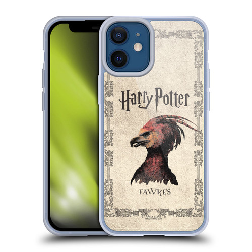 Harry Potter Chamber Of Secrets II Fawkes Phoenix Creature Soft Gel Case for Apple iPhone 12 Mini & MagSafe
