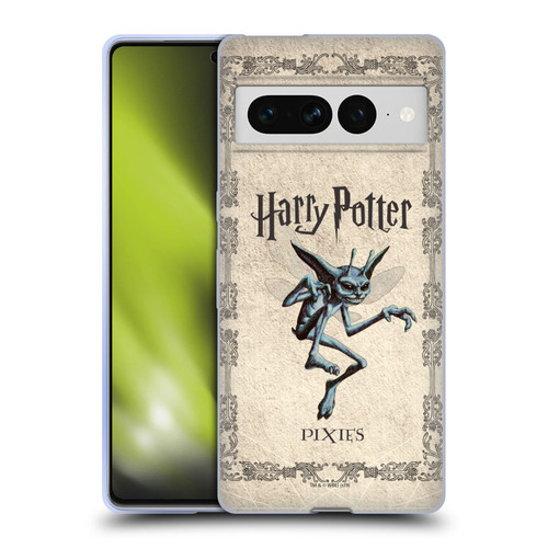 Harry Potter Chamber Of Secrets II Cornish Pixies Creature Soft Gel Case for Google Pixel 7 Pro