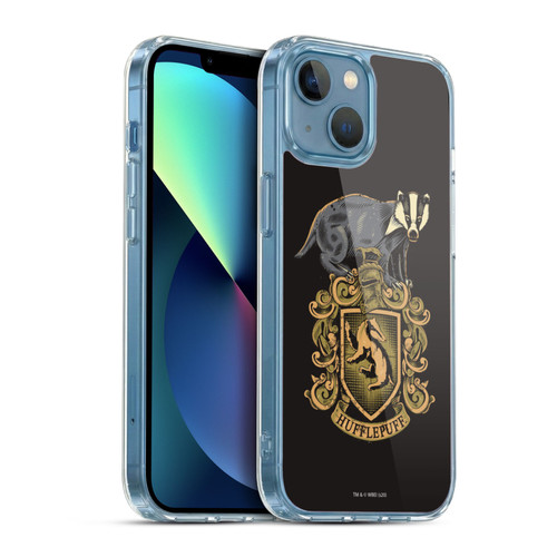 Harry Potter Deathly Hallows XIV Hufflepuff Soft Gel Case for Apple iPhone 13 Mini & MagSafe