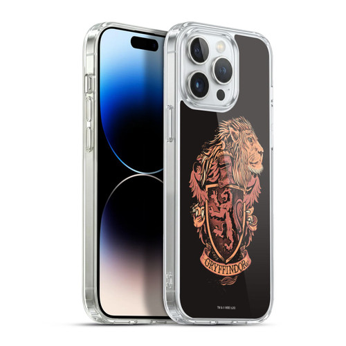 Harry Potter Deathly Hallows XIV Gryffindor Soft Gel Case for Apple iPhone 13 Pro Max & MagSafe