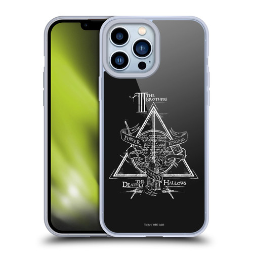 Harry Potter Deathly Hallows XIV Triangle Symbol Soft Gel Case for Apple iPhone 13 Pro Max & MagSafe