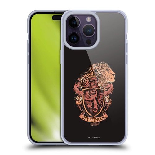 Harry Potter Deathly Hallows XIV Gryffindor Soft Gel Case for Apple iPhone 14 Pro Max & MagSafe