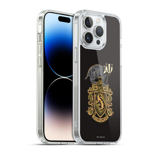 Harry Potter Deathly Hallows XIV Hufflepuff Soft Gel Case for Apple iPhone 14 Pro Max & MagSafe