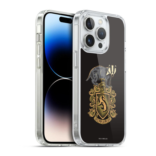 Harry Potter Deathly Hallows XIV Hufflepuff Soft Gel Case for Apple iPhone 14 Pro & MagSafe