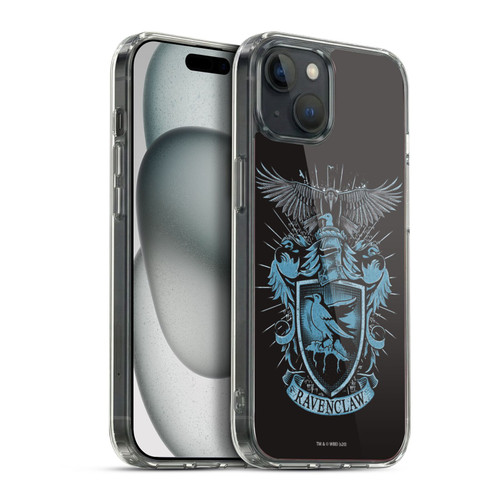 Harry Potter Deathly Hallows XIV Ravenclaw Soft Gel Case for Apple iPhone 15 Plus & MagSafe