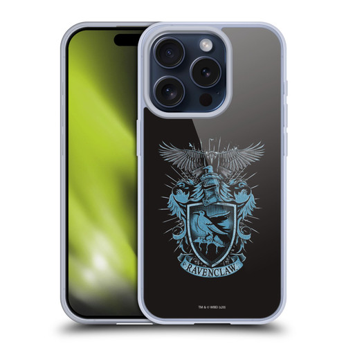 Harry Potter Deathly Hallows XIV Ravenclaw Soft Gel Case for Apple iPhone 15 Pro & MagSafe