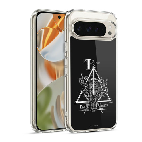 Harry Potter Deathly Hallows XIV Triangle Symbol Soft Gel Case for Google Pixel 9 / Pixel 9 Pro