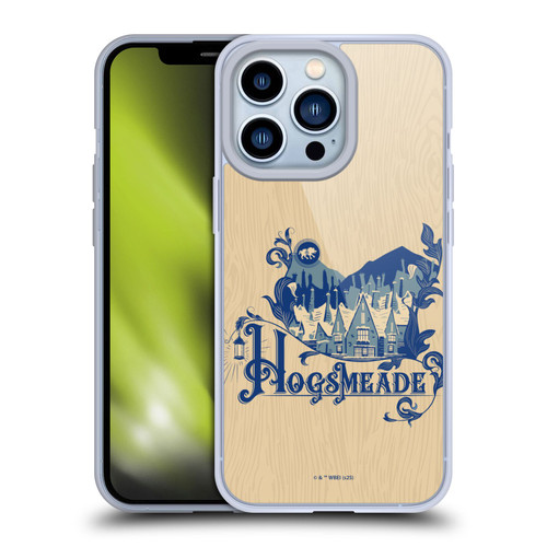 Harry Potter Locations Typography Hogsmeade Soft Gel Case for Apple iPhone 13 Pro & MagSafe