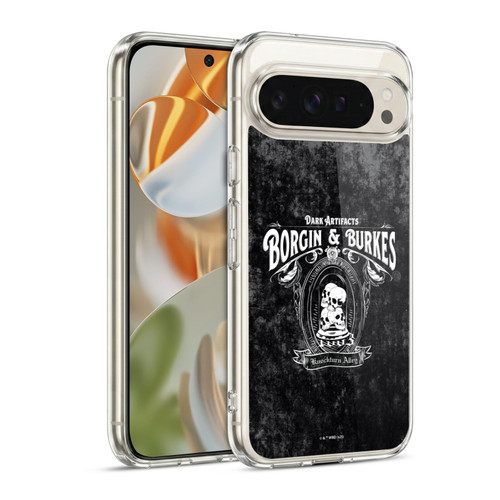 Harry Potter Locations Typography Borgin & Burkes Soft Gel Case for Google Pixel 9 / Pixel 9 Pro