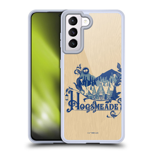 Harry Potter Locations Typography Hogsmeade Soft Gel Case for Samsung Galaxy S21 5G & MagSafe