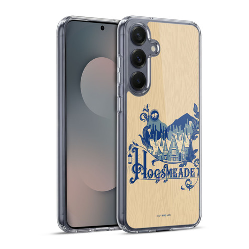 Harry Potter Locations Typography Hogsmeade Soft Gel Case for Samsung Galaxy S25+ & MagSafe