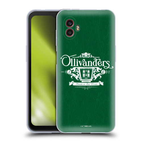 Harry Potter Locations Typography Ollivanders Soft Gel Case for Samsung Galaxy Xcover6 Pro/Pro2