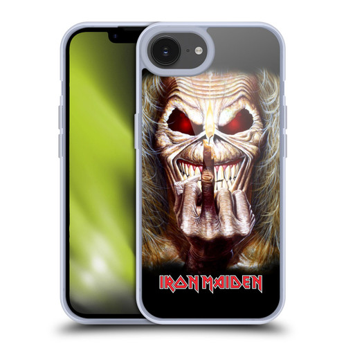 Iron Maiden Art Candle Finger Soft Gel Case for Apple iPhone 16e & MagSafe