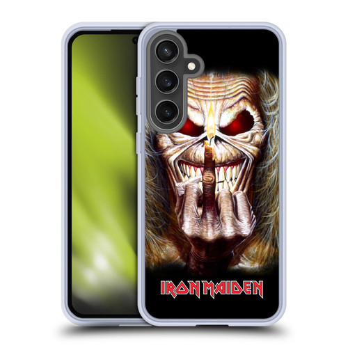 Iron Maiden Art Candle Finger Soft Gel Case for Samsung Galaxy S24 FE & MagSafe
