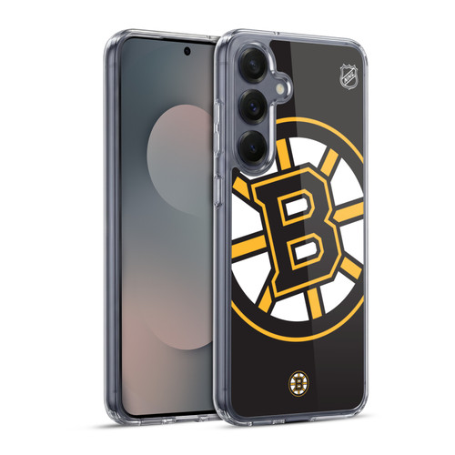 NHL Boston Bruins Oversized Soft Gel Case for Samsung Galaxy S25+ & MagSafe