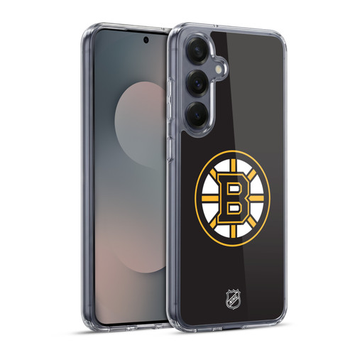 NHL Boston Bruins Plain Soft Gel Case for Samsung Galaxy S25+ & MagSafe