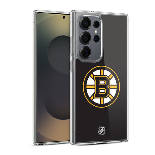NHL Boston Bruins Plain Soft Gel Case for Samsung Galaxy S25 Ultra & MagSafe