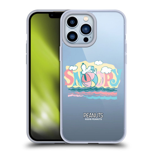Peanuts Beach Snoopy Ball Soft Gel Case for Apple iPhone 13 Pro Max & MagSafe