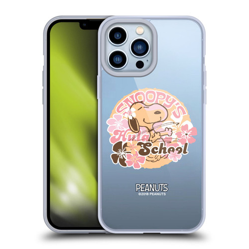 Peanuts Beach Snoopy Hula School Soft Gel Case for Apple iPhone 13 Pro Max & MagSafe