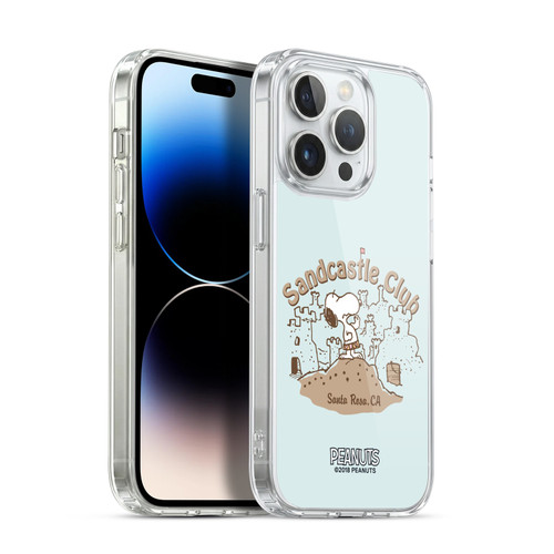 Peanuts Beach Snoopy Sand Castle Soft Gel Case for Apple iPhone 13 Pro & MagSafe