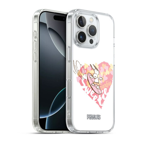 Peanuts Beach Snoopy Surfing Sweetie Soft Gel Case for Apple iPhone 16 Pro & MagSafe